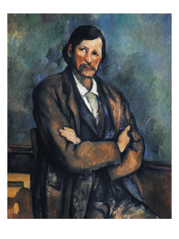 Man, C1899 - Paul Cezanne Painting